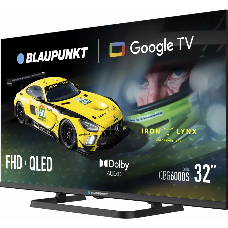 Blaupunkt QLED TV | 32QBG6000S | 32 tuumaa | älytelevisio | Google TV | musta
