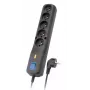 Ylijännitesuoja LF-530WA, 3L EMI/RFI, 3,0 m, musta