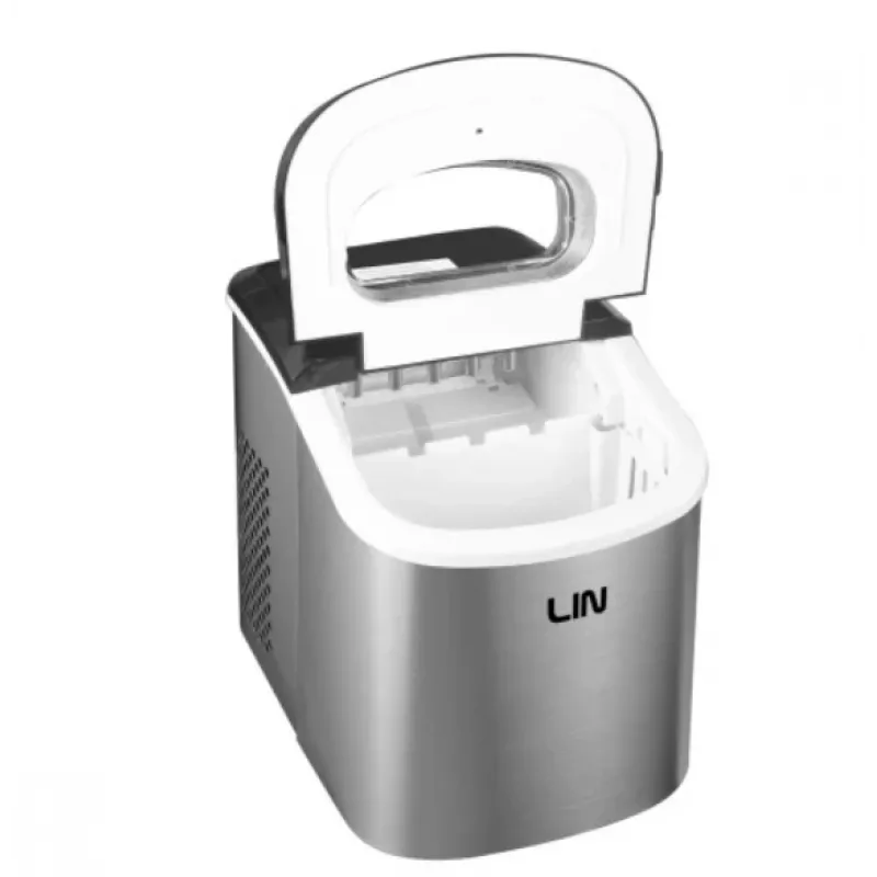Kannettava jääpalakone LIN ICE PRO-S12 hopea