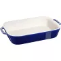Staub suorakaiteen muotoinen keraaminen vuoka, tummansininen, 34x24x7,6