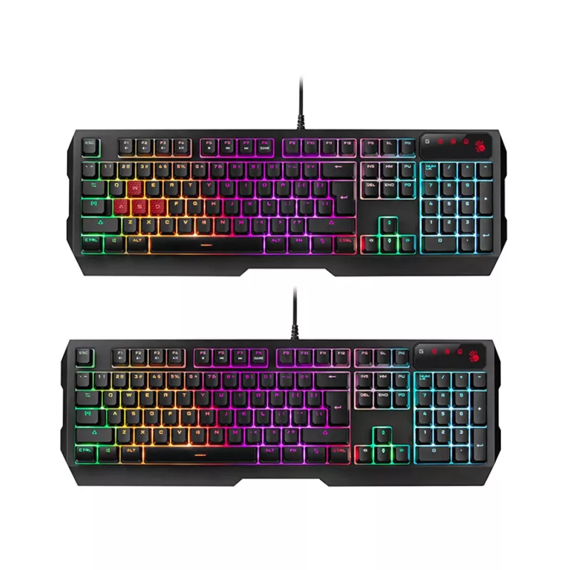 A4TECH BLOODY USB B1700 B140N +ES7 + BP-50M USB/ Esports musta sarja (näppäimistö+hiiri+alusta) (EN)