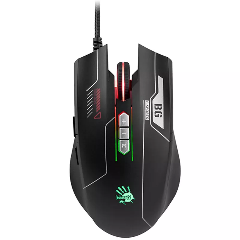 A4TECH BLOODY USB B1700 B140N +ES7 + BP-50M USB/ Esports musta sarja (näppäimistö+hiiri+alusta) (EN)
