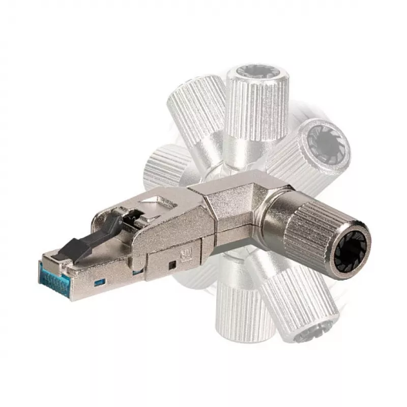 EFB Elektronik 88035P8.1 - RJ-45 - hopea - liitin - sinkki - Cat6 - 22/26