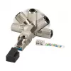 EFB Elektronik 88035P8.1 - RJ-45 - hopea - liitin - sinkki - Cat6 - 22/26
