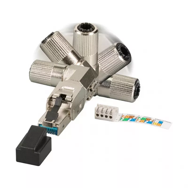 EFB Elektronik 88035P8.1 - RJ-45 - hopea - liitin - sinkki - Cat6 - 22/26