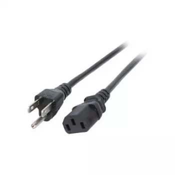 EFB-Elektronik virtakaapeli USA/NEMA 5-15P - C13 180°, musta, 1,8 m, 3SJT AWG14 x 3C, valmistaja: EFB Elektronik (EK462.1,8)