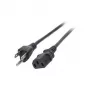 EFB-Elektronik virtakaapeli USA/NEMA 5-15P - C13 180°, musta, 1,8 m, 3SJT AWG14 x 3C, valmistaja: EFB Elektronik (EK462.1,8)