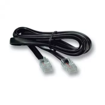EFB-Elektronik modulaarikaapeli musta, 2 x RJ10 (4/4) -pistoke, 1:1, 10,0 m