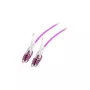 Kuitu-duplex-jumper LC–LC OM4 7,5 m push/pull-kielekkeellä, EFB Elektronik
