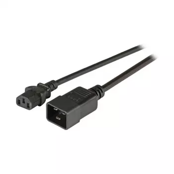 EFB-Elektronik IEC-jatkojohto C20 180° - C13 180°, musta, 1,8 m, 3 x 1,00 mm², valmistaja: EFB Elektronik (EK531.1,8V2)