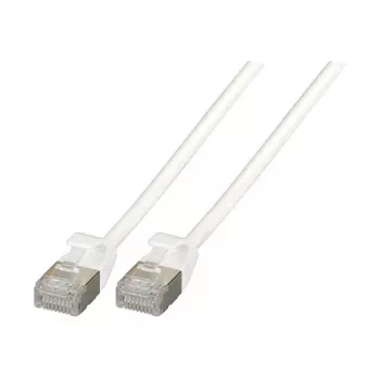 EFB-Elektronik RJ45-patchkaapeli Cat.6A U/FTP TPE 4 mm ultrajoustava valkoinen 0,5 m, valmistaja: EFB Elektronik (K5547WS.0,5)
