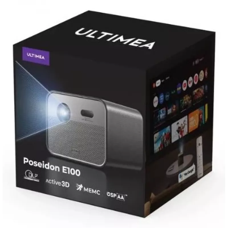 Ultimea-projektori Poseidon E100 DLP - digitaaliprojektori - DLP/DMD