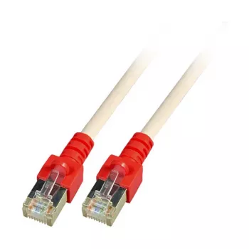 EFB-Elektronik RJ45-patchkaapeli Cat.5e SF/UTP PVC-vaipallinen punainen CCA kytketty ristiin harmaa 10 m, valmistaja: EFB Elektronik (K5450.10)