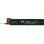 Mekaaniset lyijytäytteet Faber-Castell 0,5 mm B (2 pakkausta, musta)