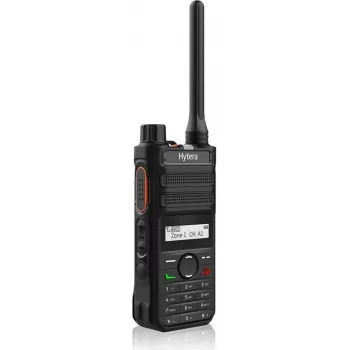 Kannettava radiopuhelin HYTERA AP585 BT U1 400–470 MHz, 1500 mAh Li-ion, lyhyt antenni, Bluetooth 5.0, 1,4 tuuman monokrominäyttö, IP54