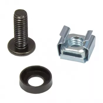 Kiinnityssarja M6, ruuvit 20 mm, 50 kpl:n pakkaus, musta, Good Connections® (GC-N0099)