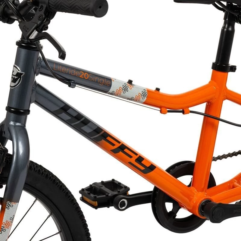 BMX-polkupyörä Huffy HX PRO 20 alumiini, musta-oranssi (53005W)