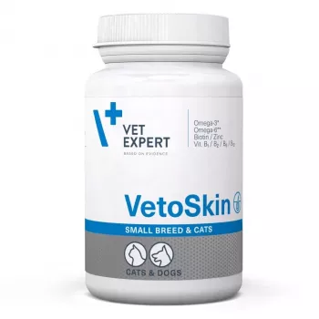 VetExpert VetoSkin Small Breed and Cats 60 kapselia