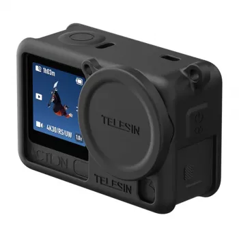 Suojakotelo kantohihnalla ja objektiivinsuojuksella DJI Osmo Action 6 / S6-ptc-11