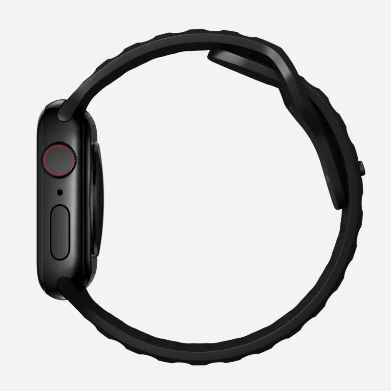 NOMAD Sport Band - ranneke Apple Watch 46mm/49mm FKM (musta)