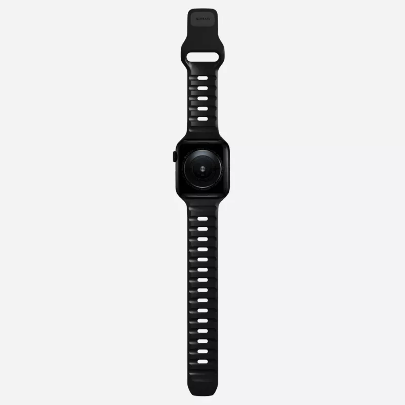 NOMAD Sport Band - ranneke Apple Watch 46mm/49mm FKM (musta)