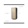 APC NetShelter - kaappi (vaakasuora) - äänieristetty - AC 230 V - vaahtera - 38U - 48,3 cm (19