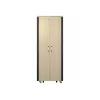 APC NetShelter - kaappi (vaakasuora) - äänieristetty - AC 230 V - vaahtera - 38U - 48,3 cm (19