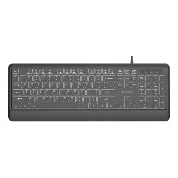 Näppäimistö Multimedia USB ENG/musta KB-UML-04 Gembird