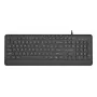 Näppäimistö Multimedia USB ENG/musta KB-MCH-05 Gembird