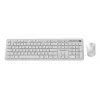 Näppäimistö + hiiri langaton ENG/valkoinen KBS-WPS-01-W Gembird