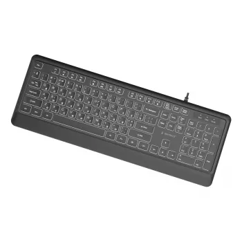 Näppäimistö Multimedia USB kyrillinen/musta KB-UML-04-CYRL Gembird