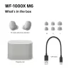 Sony WF1000XM6S.CE7 kuulokkeet langattomat in-ear puhelut/musiikki Bluetooth hopea