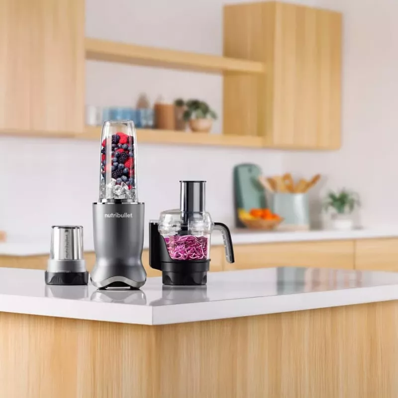 NutriBullet NB1224DG 0,9 L -tehosekoitin 1200 W tummanharmaa