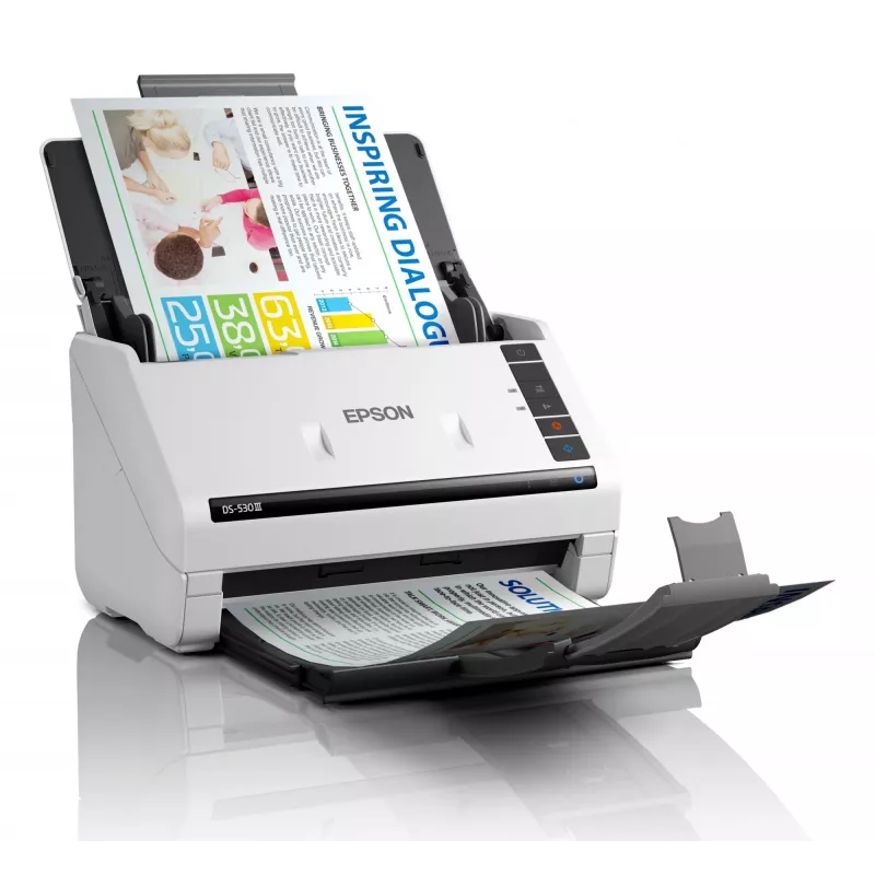 Epson WorkForce DS-530III syöttöskanneri 600 x 600 DPI A4 valkoinen