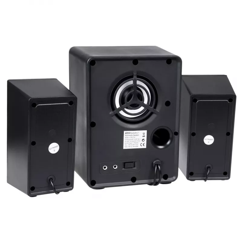 Audiocore AC910 kaiutinsarja 10 W PC / kannettava musta Bluetooth