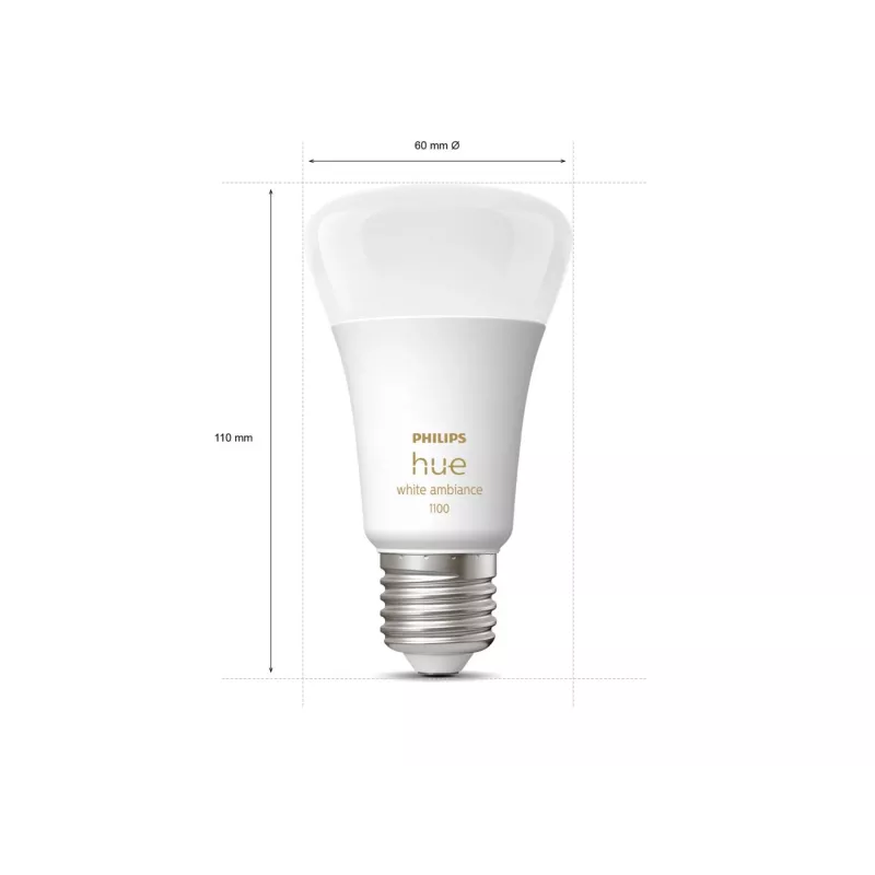 Philips Hue White ambience A60 – E27 älylamppu – 1100 (2 kpl:n pakkaus)