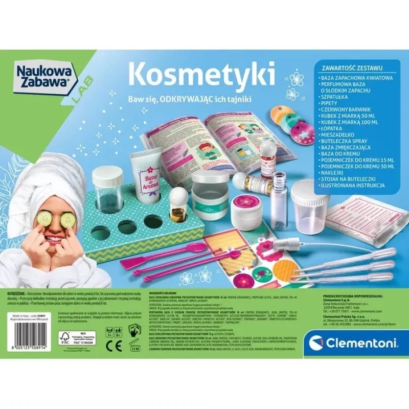 Clementoni Tiede & peli. Kosmetiikka 50891