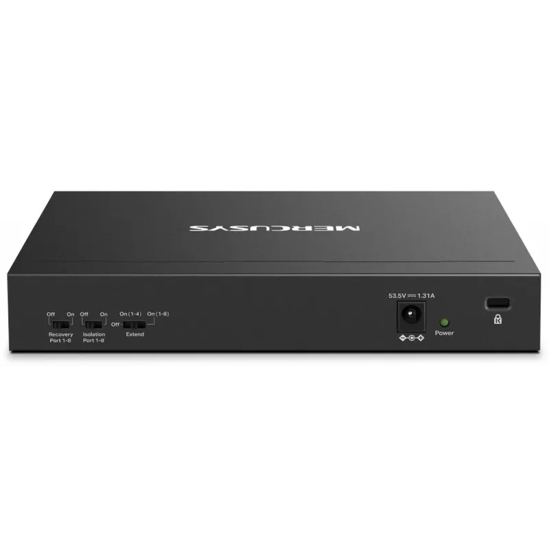 Mercusys MS110CP verkkokytkin PoE-tuella musta