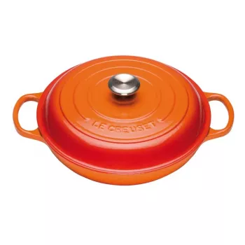 Le Creuset pyöreä kattila 30 cm punainen