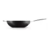 Le Creuset Toughened Non-Stick wok 30 cm musta/hopea