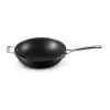 Le Creuset Toughened Non-Stick wok 30 cm musta/hopea