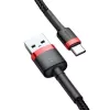 Baseus Cafule USB-C-kaapeli 2 A 3 m (musta+punainen)