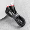 Baseus Cafule USB-C-kaapeli 2 A 3 m (musta+punainen)