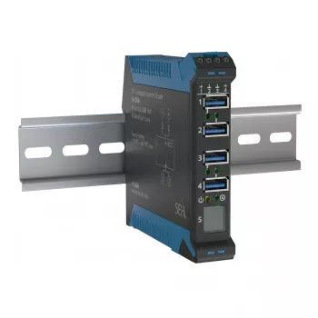SEH IH-304 USB-keskitin 3.0 DIN-kisko 4xUSB3.0 - keskitin (M07250)
