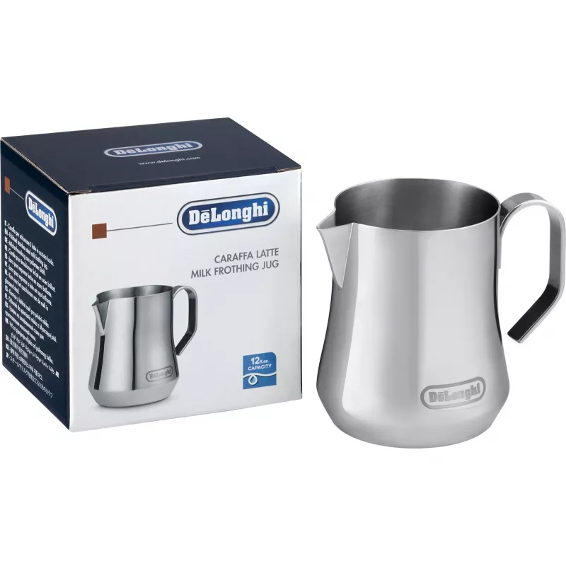 De'Longhi DLSC060 ruostumattomasta teräksestä valmistettu maitokannu, 350 ml