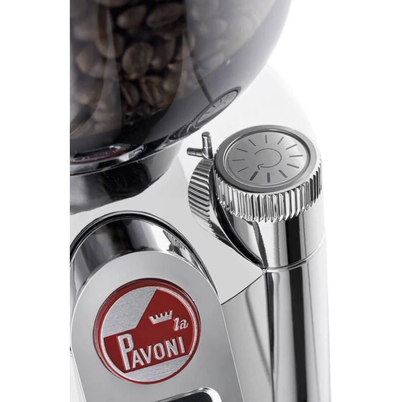 La Pavoni Cilindro kahvimylly hopea