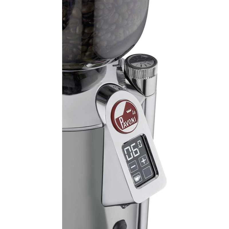 La Pavoni Cilindro kahvimylly hopea