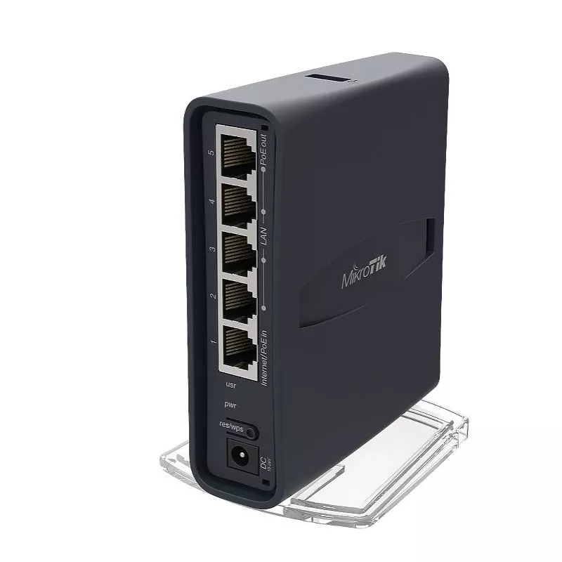 Mikrotik hAP ac lite tower musta Power over Ethernet (PoE)