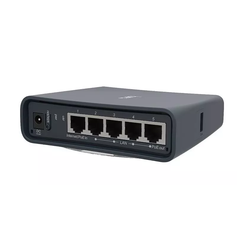 Mikrotik hAP ac lite tower musta Power over Ethernet (PoE)