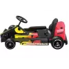 Razor Ground Force Elite - sähkö-kart, musta ja punainen